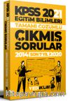 2021 KPSS Eğitim Bilimleri Tamamı Çözümlü Son 7 Yıl Çıkmış Sorular 