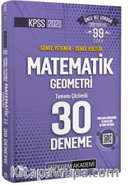 2021 KPSS Genel Yetenek Genel Kültür Matematik - Geometri 30 Deneme