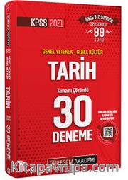 2021 KPSS Genel Yetenek - Genel Kültür Tarih 30 Deneme