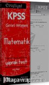 2016 Evveliyat KPSS Matematik Çek Kopar Yaprak Test 
