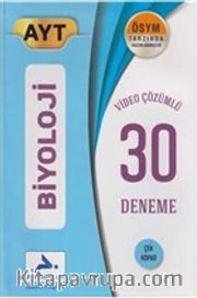 AYT Biyoloji Video Çözümlü 30 Deneme