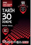 2016 KPSS Tarih 30 Deneme