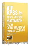2021 KPSS VIP Matematik Tamamı Çözümlü 2500 Soru Bankası