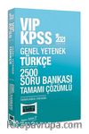 2021 KPSS VIP Türkçe Tamamı Çözümlü 2500 Soru Bankası