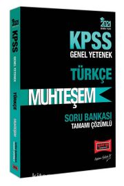 2021 KPSS Muhteşem Türkçe Tamamı Çözümlü Soru Bankası