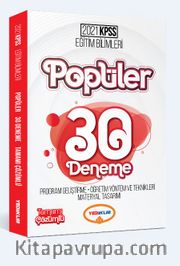 2021 Kpss Eğitim Bilimleri Popüler Program Geliştirme - Öğretim Yöntem ve Teknikleri Tamamı Çözümlü 30 Deneme