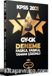 2021 KPSS Genel Yetenek Genel Kültür Tamamı Çözümlü 3 Yıldız 3 Fasikül Deneme