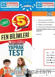 5. Sınıf Fen Bilimleri Video Çözümlü Yaprak Test