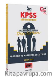 2021 KPSS Eğitim Bilimleri Program ve Materyal Geliştirme Anahtar Hocaların Ders Notları