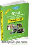 2016 EKPSS Yaprak Test