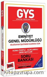GYS Emniyet Genel Müdürlüğü Bilgisayar İşletmeni Kadrosu İçin Konu Özetli Soru Bankası