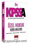 2021 KPSS A Grubu ve Tüm Kurum Sınavları İçin Özel Hukuk Konu Anlatımı