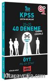 2021 KPSS Eğitim Bilimleri ÖYT-PG-SY-ÖTMT Tamamı Çözümlü 40 Deneme