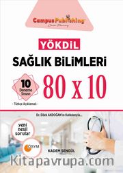 YÖKDİL Sağlık Bilimleri 10 Deneme Sınavı 80x10