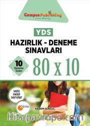 YDS Hazırlık Deneme Sınavları 10 Deneme 80x10
