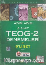 Adım Adım 8. Sınıf Teog -2 Denemeleri (6'lı Set)