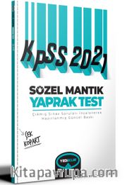 2021 KPSS Sözel Mantık Çek Kopart Yaprak Test