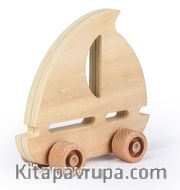 Montessori Ahşap Zeka Oyunları / w-Wooden Sailboat