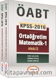2016 KPSS ÖABT Ortaöğretim Matematik Konu Anlatımlı Modüler Set (2 Kitap)