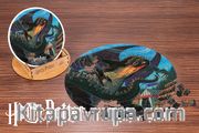 Harry Potter - Horntail Ahşap Lava Puzzle 300 Parça (KOP-HP263 - CCC) (Lisanslı Ürünler)