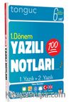 6. Sınıf Yazılı Notları 1. Dönem 1 ve 2. Yazılı