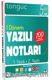 5. Sınıf Yazılı Notları 1. Dönem 1 ve 2. Yazılı