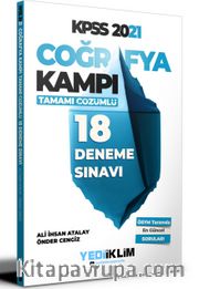 2021 KPSS Coğrafya Kampı Tamamı Çözümlü 18 Deneme Sınavı