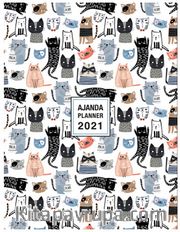 2021 Haftalık Ajanda Fat Cats (3086)