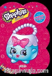 Shopkins Cicibiciler / Koyu Pembe Çıkartmalı Boyama