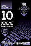 2016 KPSS Eğitim Bilimleri Tamamı Çözümlü 10 Fasikül Deneme 