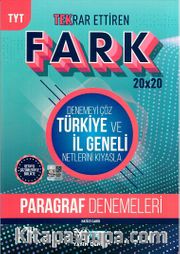 TYT Paragraf Fark 20x20 Tekrar Ettiren Denemeleri