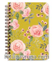 Green Floral Undated Planner