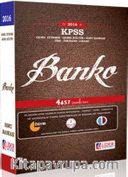 2016 KPSS Banko Genel Yetenek Genel Kültür Tüm Adaylar İçin Soru Bankası (BANKO-SB-112)