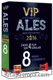 2016 ALES VIP Son 4 Yılın Çıkmış 8 Sınav Soruları ve Çözümleri
