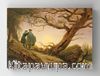Full Frame Rulo Kanvas - Caspar David Friedrich - Two Men Contemplating the Moon (FF-KT023)