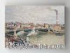 Full Frame Rulo Kanvas - Camille Pissarro - Morning, An Overcast Day, Rouen (FF-KT012)
