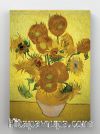 Full Frame Rulo Kanvas - Vincent Van Gogh - Sunflowers (FF-KT007)