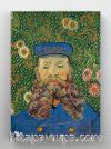 Full Frame Rulo Kanvas - Vincent Van Gogh - Portrait of the Postman Joseph Roulin (FF-KT006)