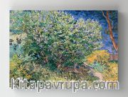 Full Frame Rulo Kanvas - Vincent van Gogh - Lilac Bush (FF-KT005)