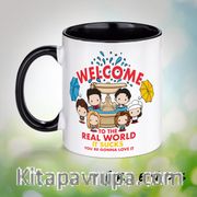 Porselen Kupa - Friends - Welcome (BK-FR307) Lisanslı Ürün
