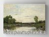 Full Frame Rulo Kanvas - Charles-François Daubigny - View on the Oise (FF-KT026)