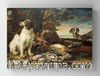 Full Frame Rulo Kanvas - David de Coninck - Dead Birds and Game with Gun Dogs and a Little Owl	(FF-KT040)