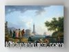 Full Frame Rulo Kanvas - Claude-Joseph Vernet - A Sea-Shore (FF-KT039)