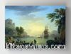 Full Frame Rulo Kanvas - Claude-Joseph Vernet - Sunset (FF-KT037)