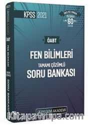 2021 KPSS ÖABT Fen Bilimleri Fen ve Teknoloji Tamamı Çözümlü Soru Bankası Seti (4 Kitap)