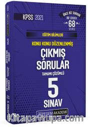 2021 KPSS Eğitim Bilimleri Konu Konu Düzenlenmiş Tamamı Çözümlü Çıkmış Sorular Son 5 Sınav