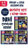 Dahi Çocuklar Aktivite Seti 4-5 Yaş –3 Kitap Takım