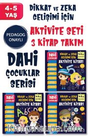 Dahi Çocuklar Aktivite Seti 4-5 Yaş –3 Kitap Takım