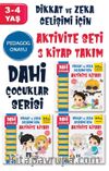 Dahi Çocuklar Aktivite Seti 3-4 Yaş – 3 Kitap Takım