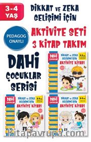 Dahi Çocuklar Aktivite Seti 3-4 Yaş – 3 Kitap Takım